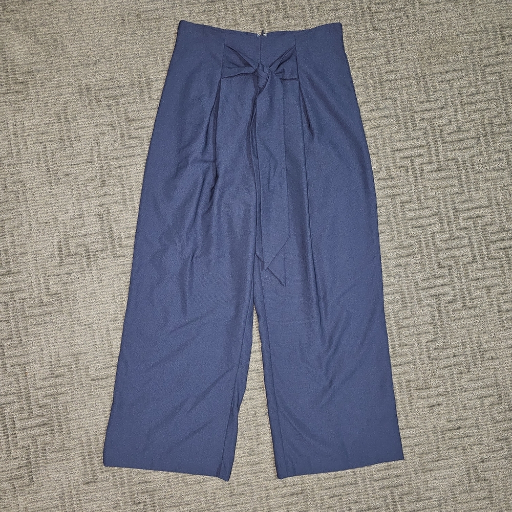 Daniel Cremieux Navy Wide Leg Pants